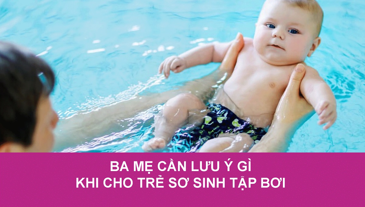bơi cho trẻ sơ sinh